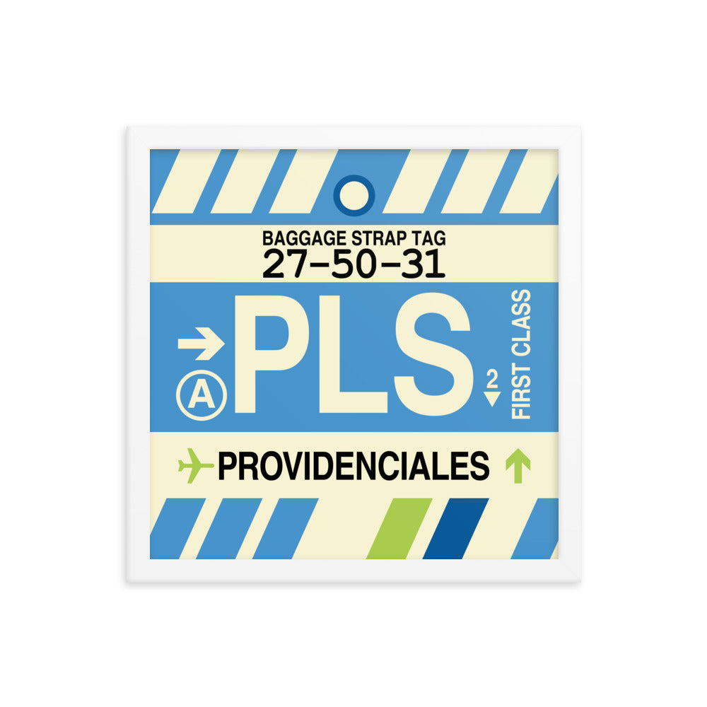 Travel-Themed Framed Print • PLS Providenciales Souvenir • YHM Designs - Image 13