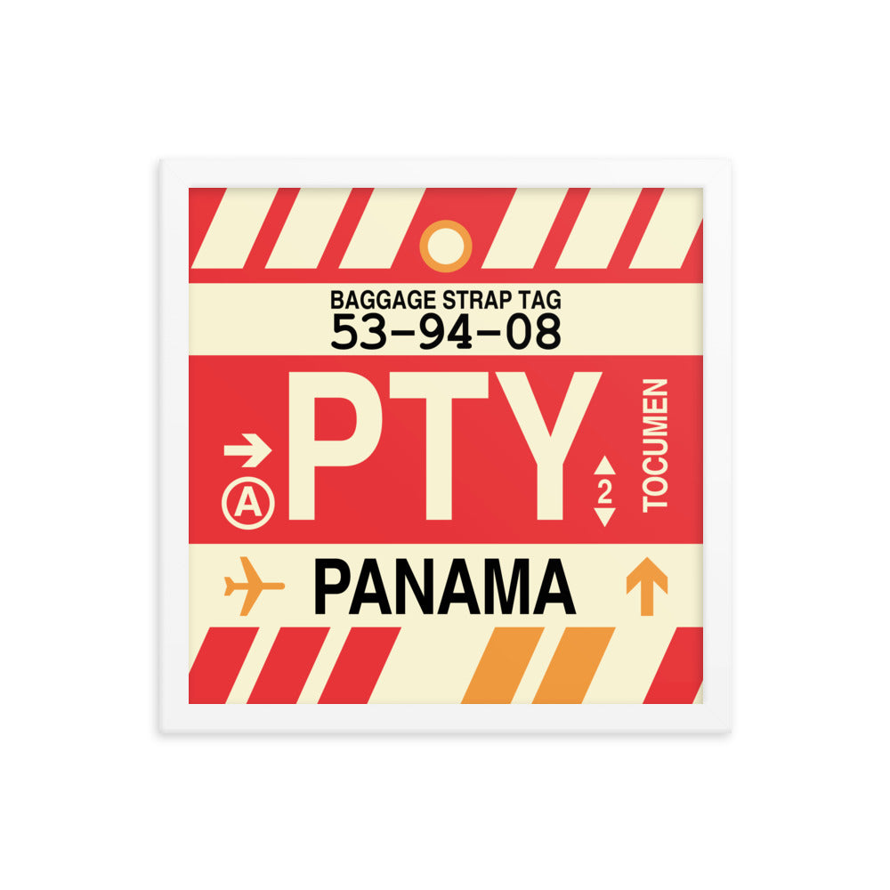 Travel-Themed Framed Print • PTY Panama City Souvenir • YHM Designs - Image 13