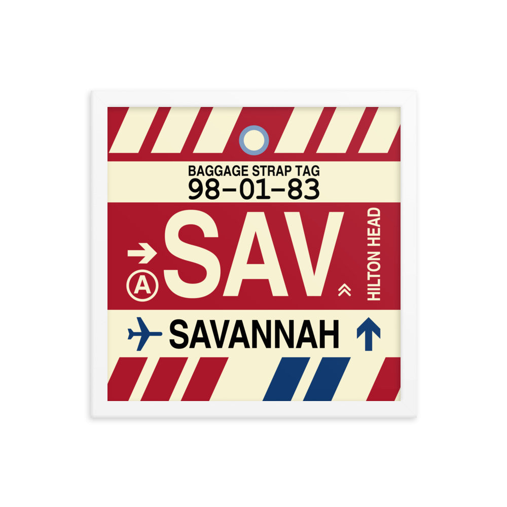 Travel-Themed Framed Print • SAV Savannah • YHM Designs - Image 13