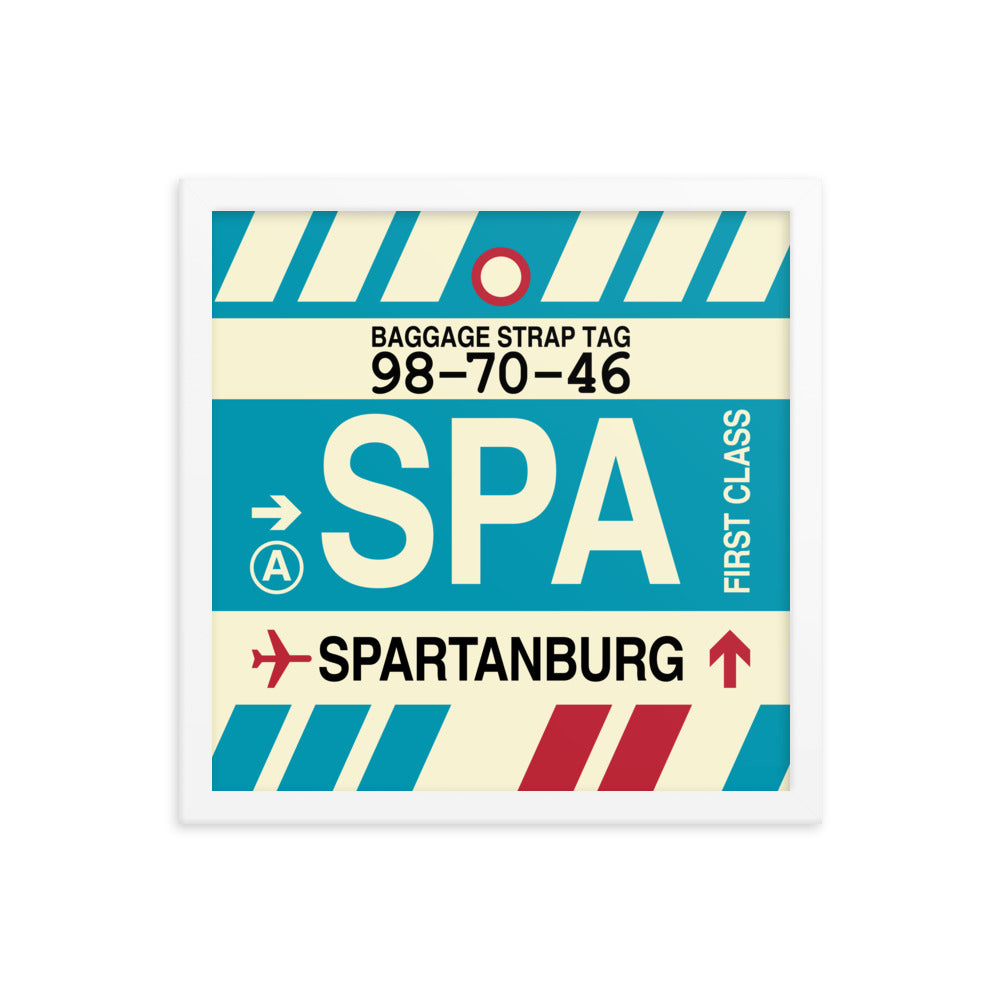 Travel-Themed Framed Print • SPA Spartanburg • YHM Designs - Image 13