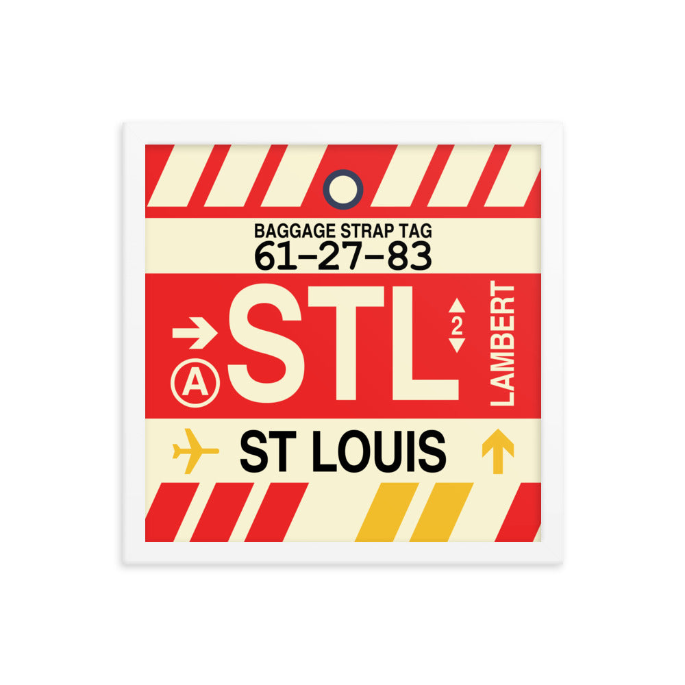 Travel-Themed Framed Print • STL St. Louis • YHM Designs - Image 13