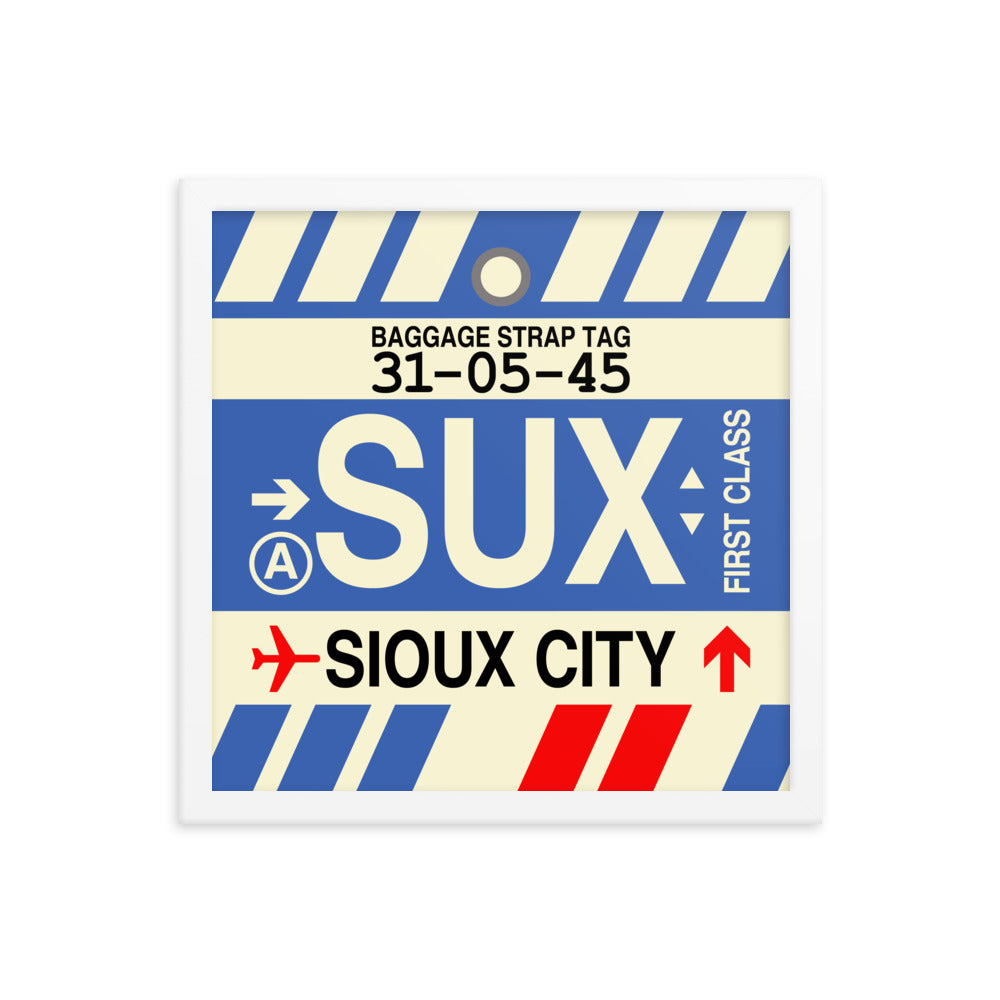 Travel-Themed Framed Print • SUX Sioux City • YHM Designs - Image 13