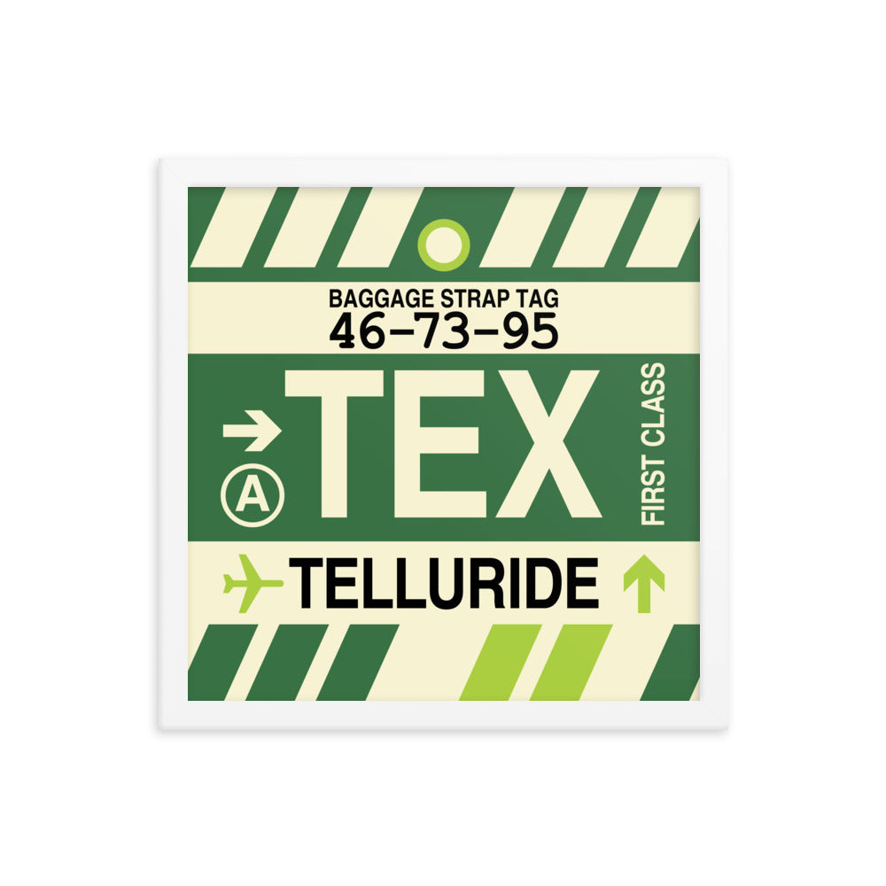 Travel-Themed Framed Print • TEX Telluride • YHM Designs - Image 13