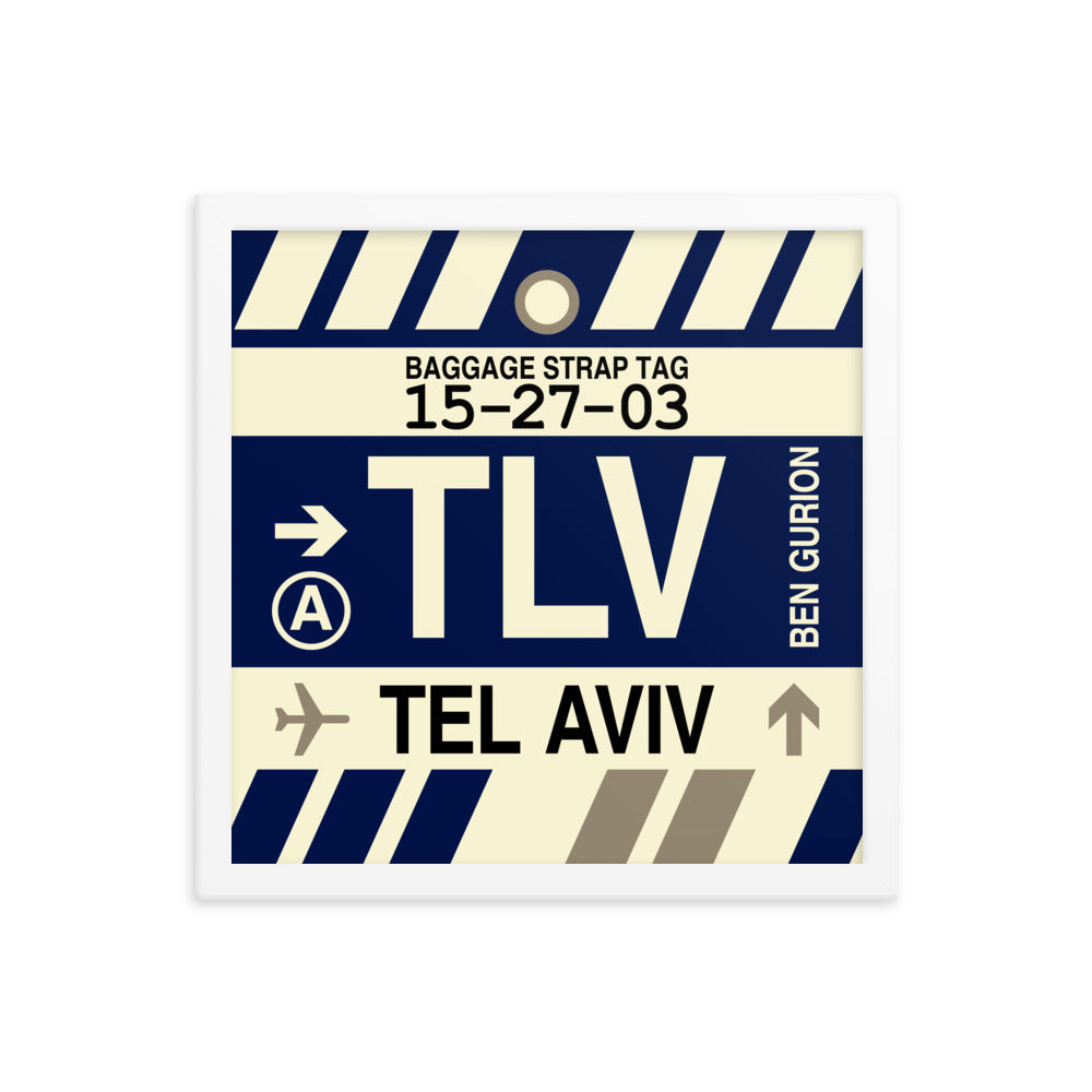 Travel-Themed Framed Print • TLV Tel Aviv • YHM Designs - Image 13