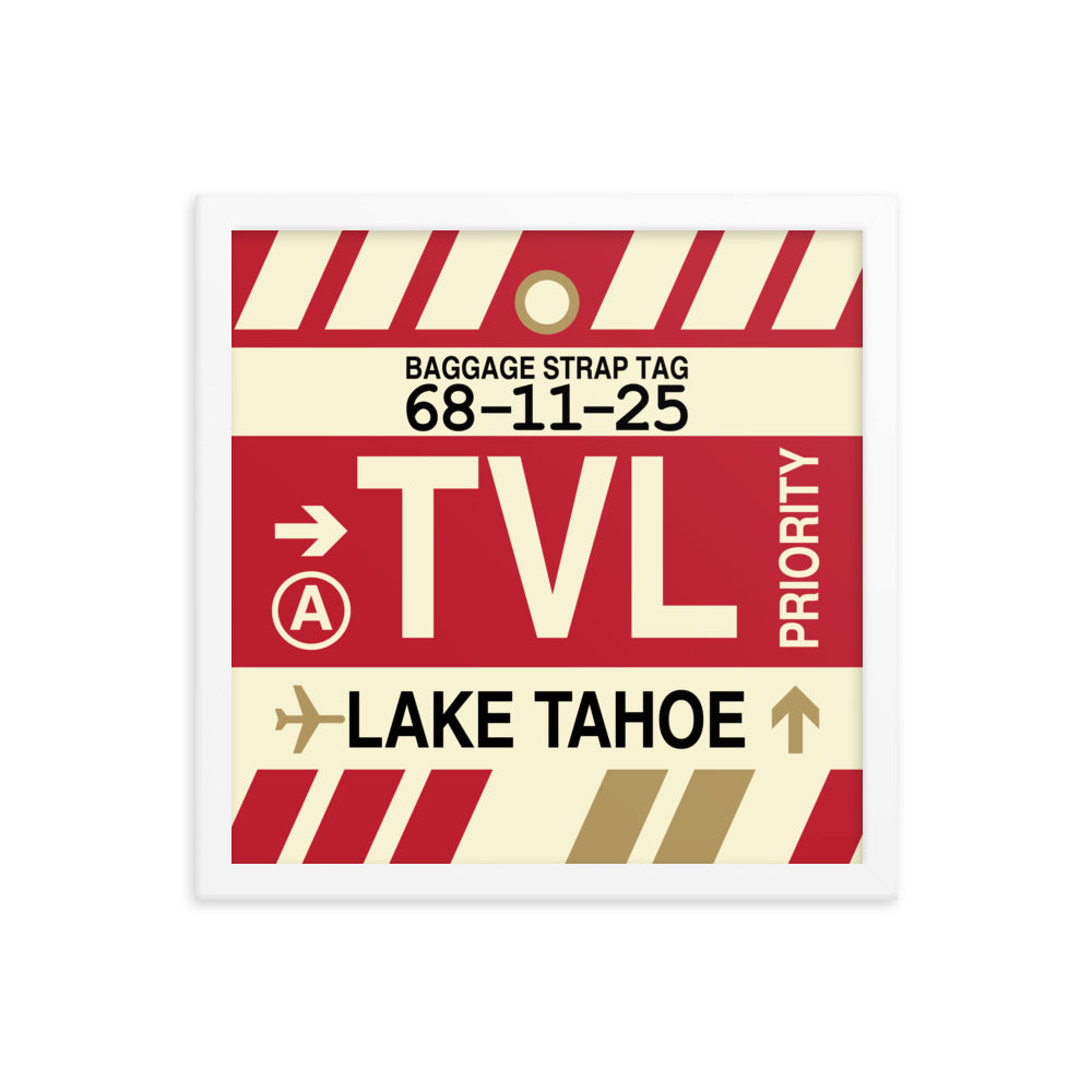 Travel-Themed Framed Print • TVL Lake Tahoe • YHM Designs - Image 13