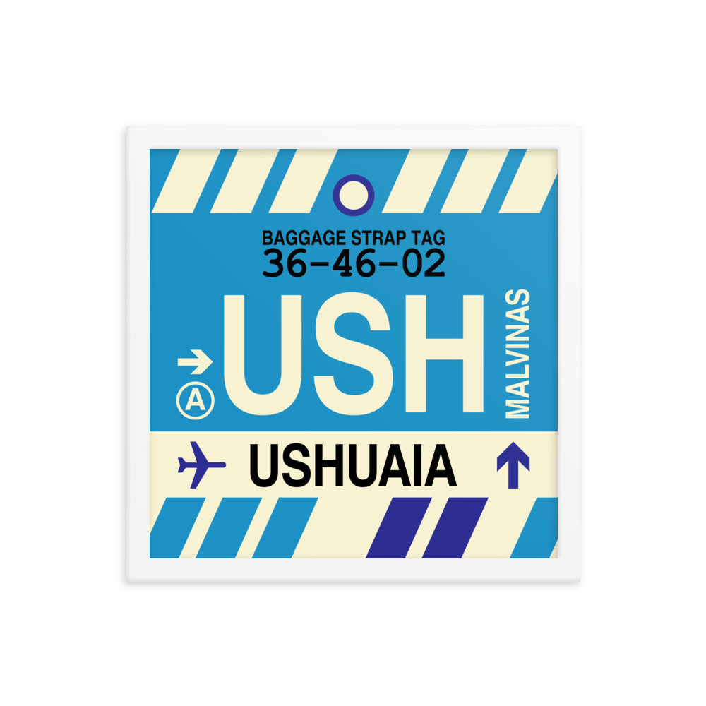 Travel-Themed Framed Print • USH Ushuaia • YHM Designs - Image 13
