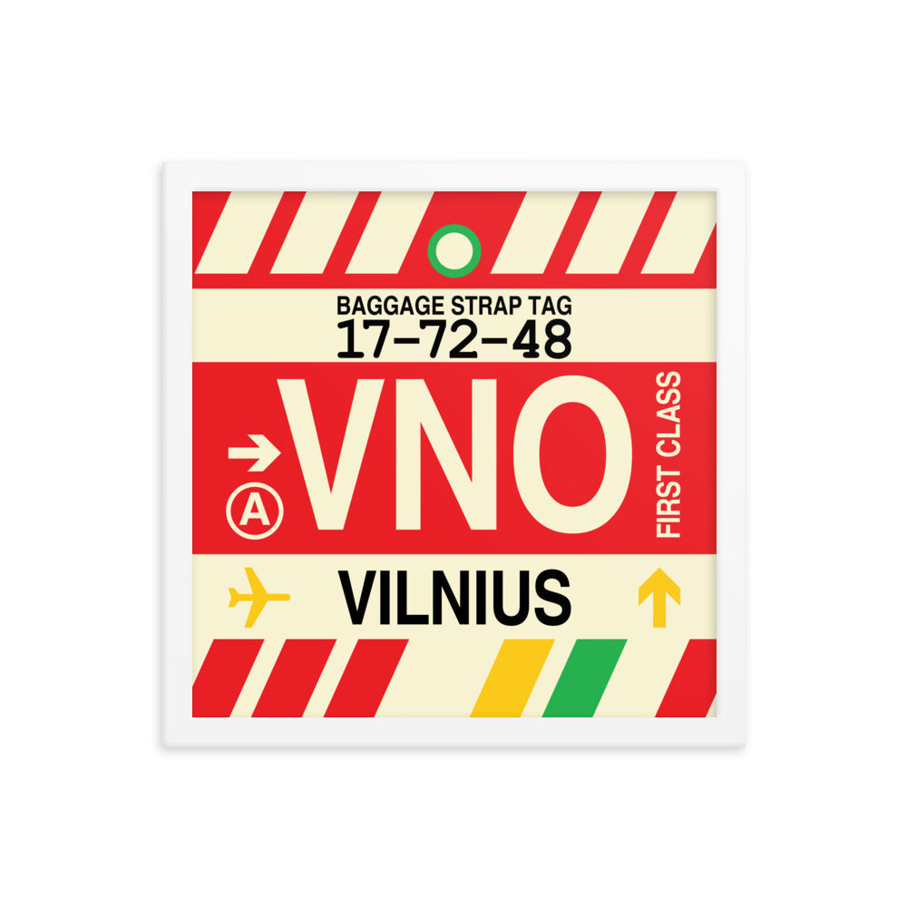 Travel-Themed Framed Print • VNO Vilnius • YHM Designs - Image 13