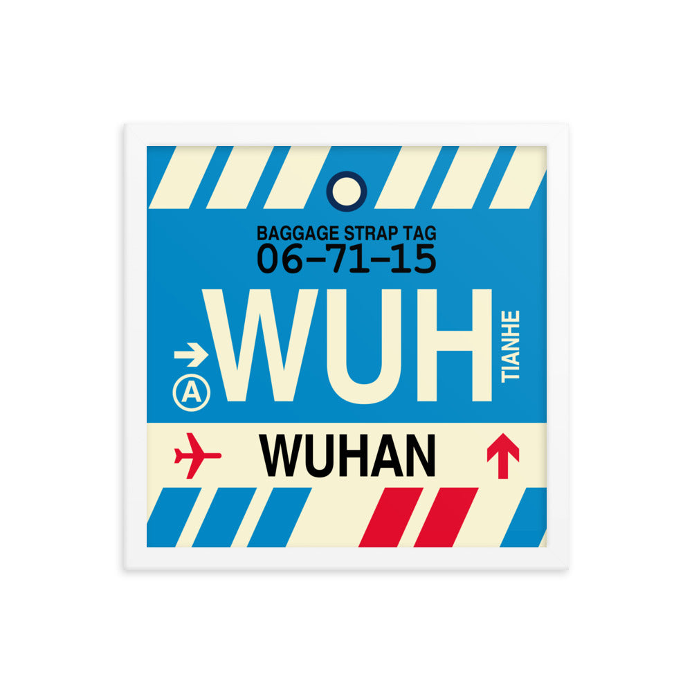 Travel-Themed Framed Print • WUH Wuhan • YHM Designs - Image 13