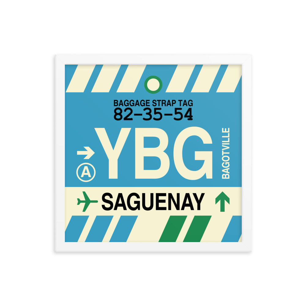 Travel-Themed Framed Print • YBG Saguenay Souvenir • YHM Designs - Image 13
