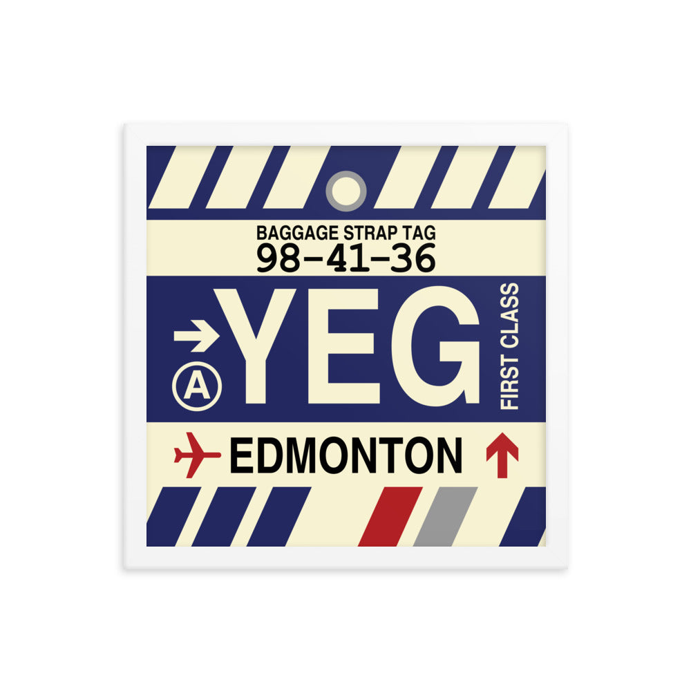 Travel-Themed Framed Print • YEG Edmonton • YHM Designs - Image 13