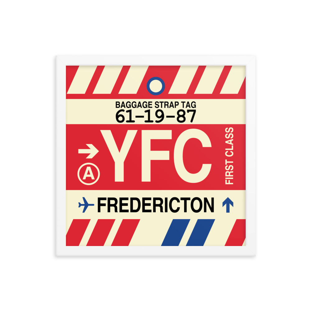 Travel-Themed Framed Print • YFC Fredericton Souvenir • YHM Designs - Image 13