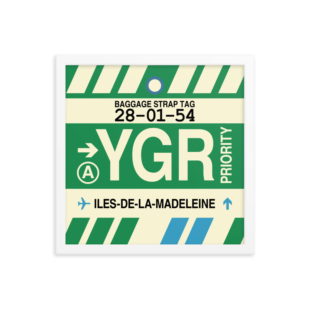 Travel-Themed Framed Print • YGR Îles-de-la-Madeleine • YHM Designs - Image 13