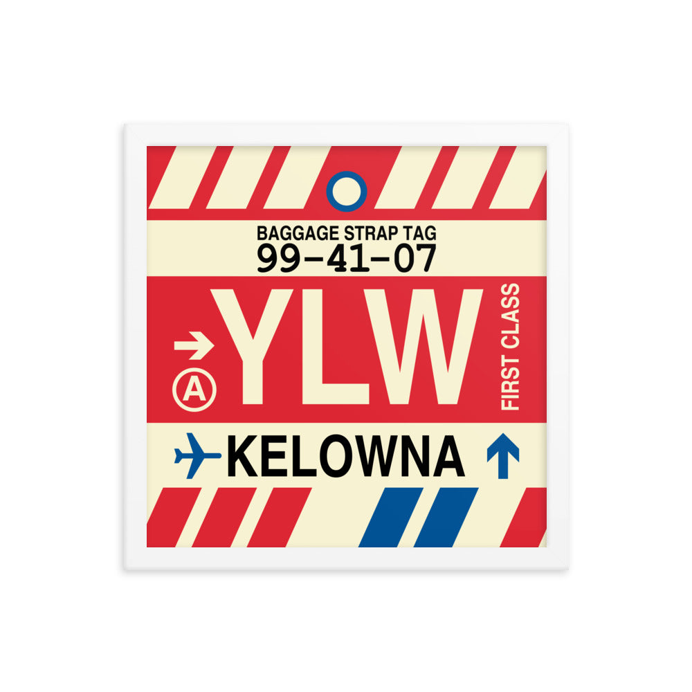 Travel-Themed Framed Print • YLW Kelowna • YHM Designs - Image 13