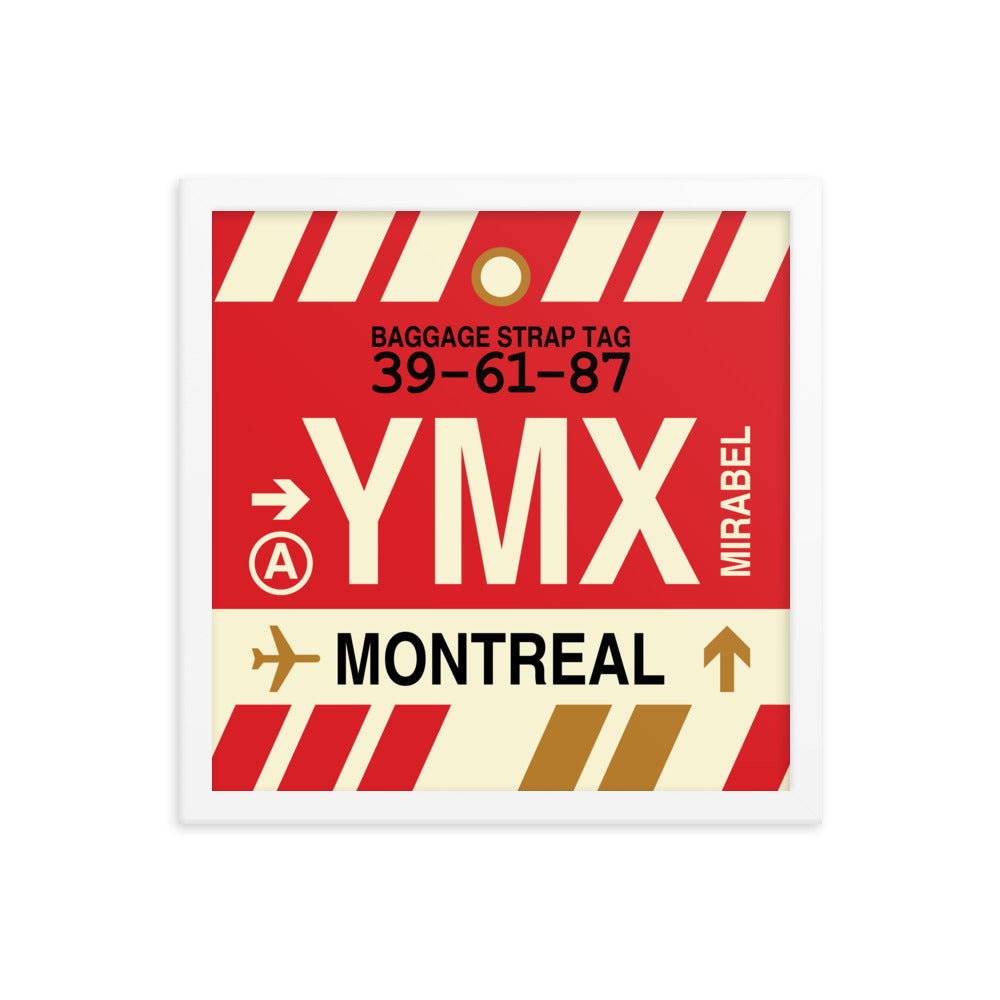 Travel-Themed Framed Print • YMX Montreal • YHM Designs - Image 13