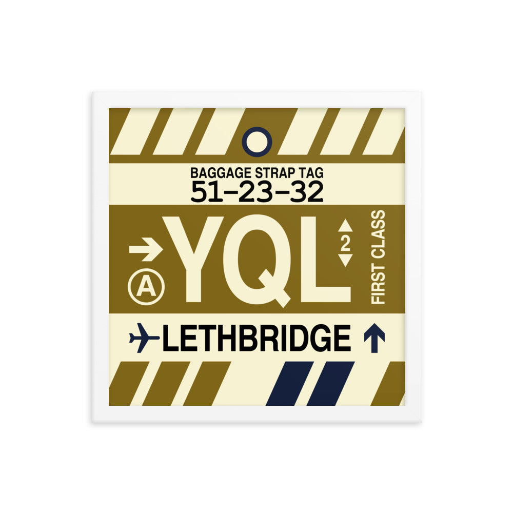 Travel-Themed Framed Print • YQL Lethbridge • YHM Designs - Image 13