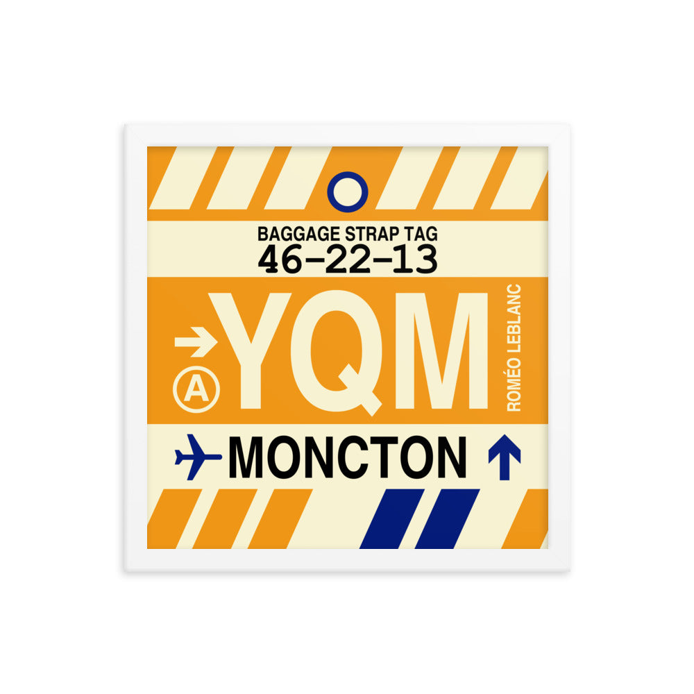 Travel-Themed Framed Print • YQM Moncton • YHM Designs - Image 13