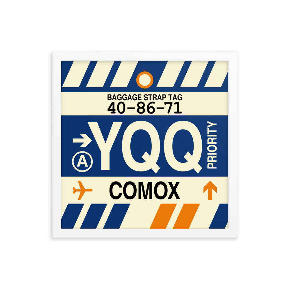 Travel-Themed Framed Print • YQQ Comox • YHM Designs - Image 13