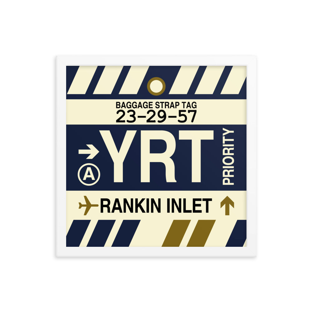 Travel-Themed Framed Print • YRT Rankin Inlet • YHM Designs - Image 13