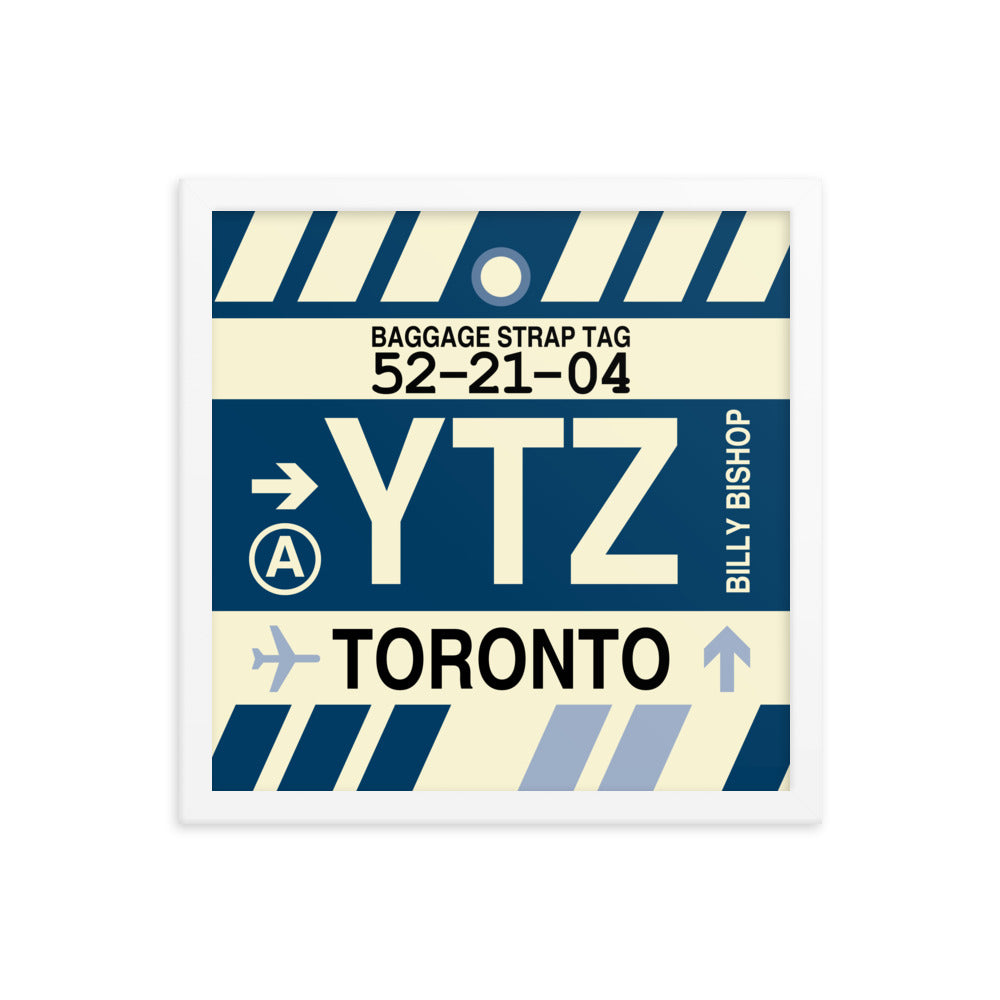 Travel-Themed Framed Print • YTZ Toronto • YHM Designs - Image 13
