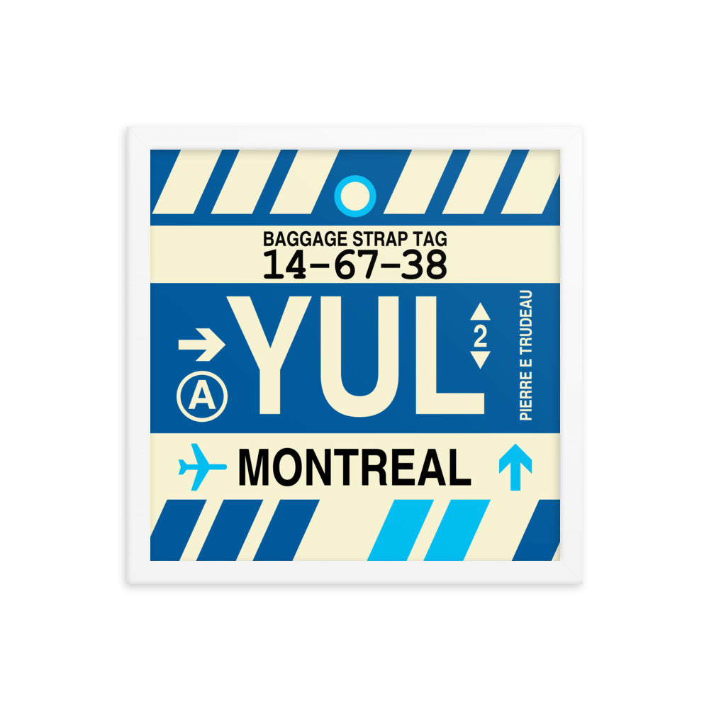 Travel-Themed Framed Print • YUL Montreal • YHM Designs - Image 13
