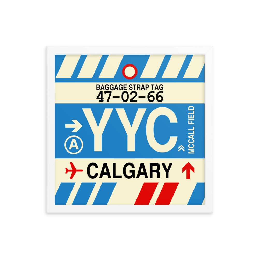 Travel-Themed Framed Print • YYC Calgary • YHM Designs - Image 13