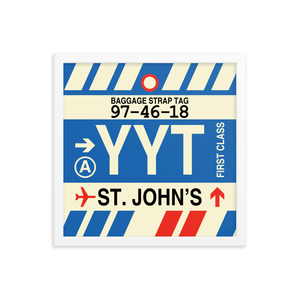 Travel-Themed Framed Print • YYT St. John's • YHM Designs - Image 13