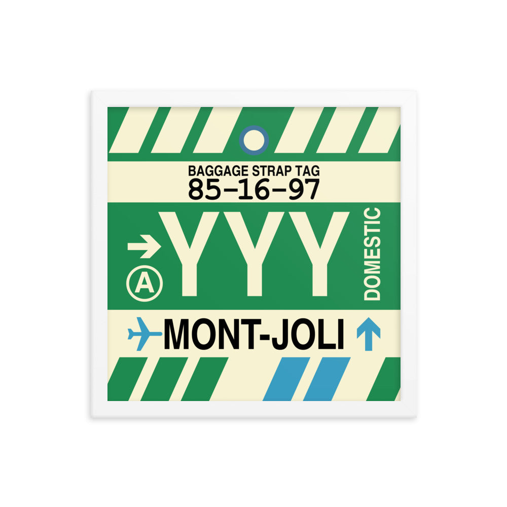 Travel-Themed Framed Print • YYY Mont-Joli • YHM Designs - Image 13