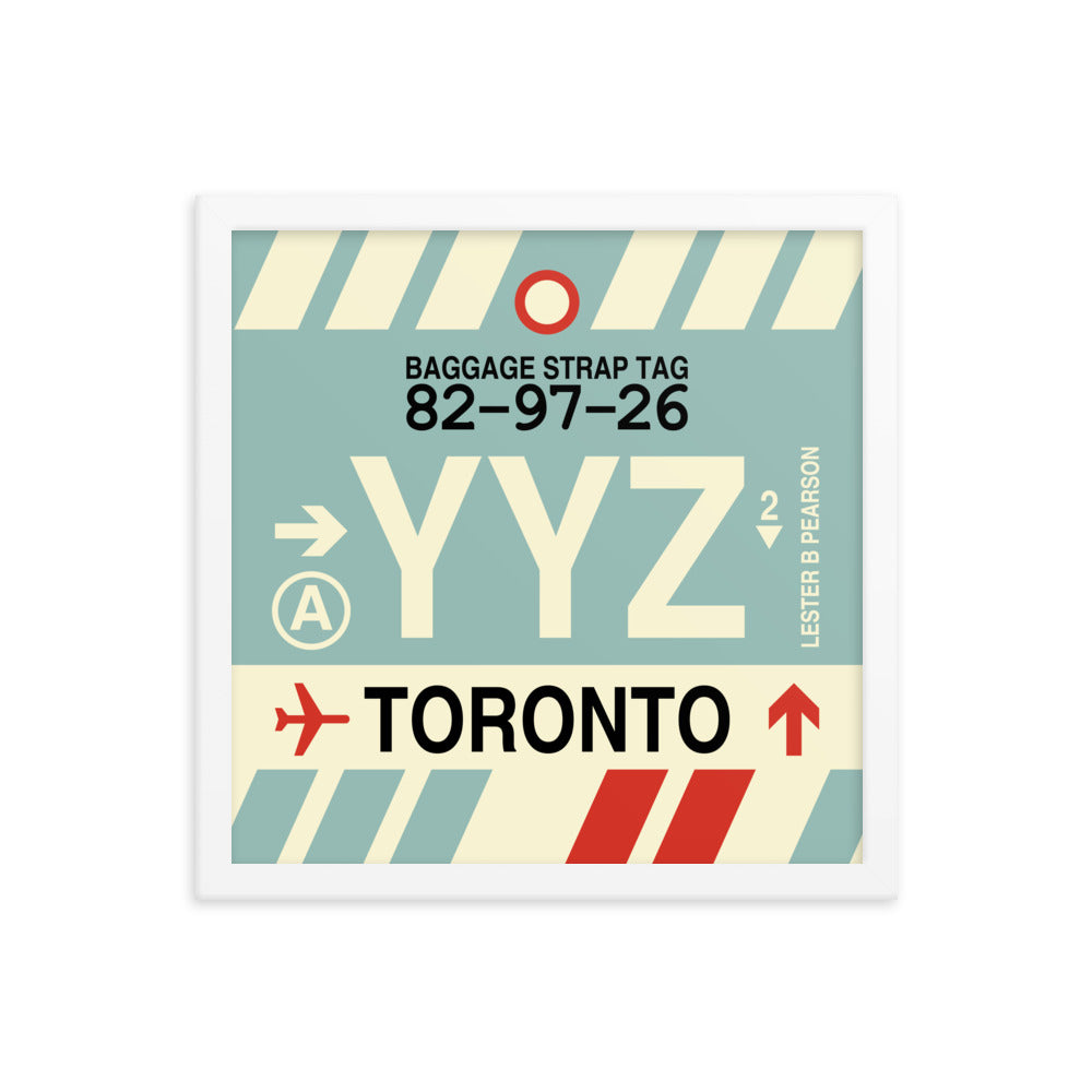 Travel-Themed Framed Print • YYZ Toronto • YHM Designs - Image 13
