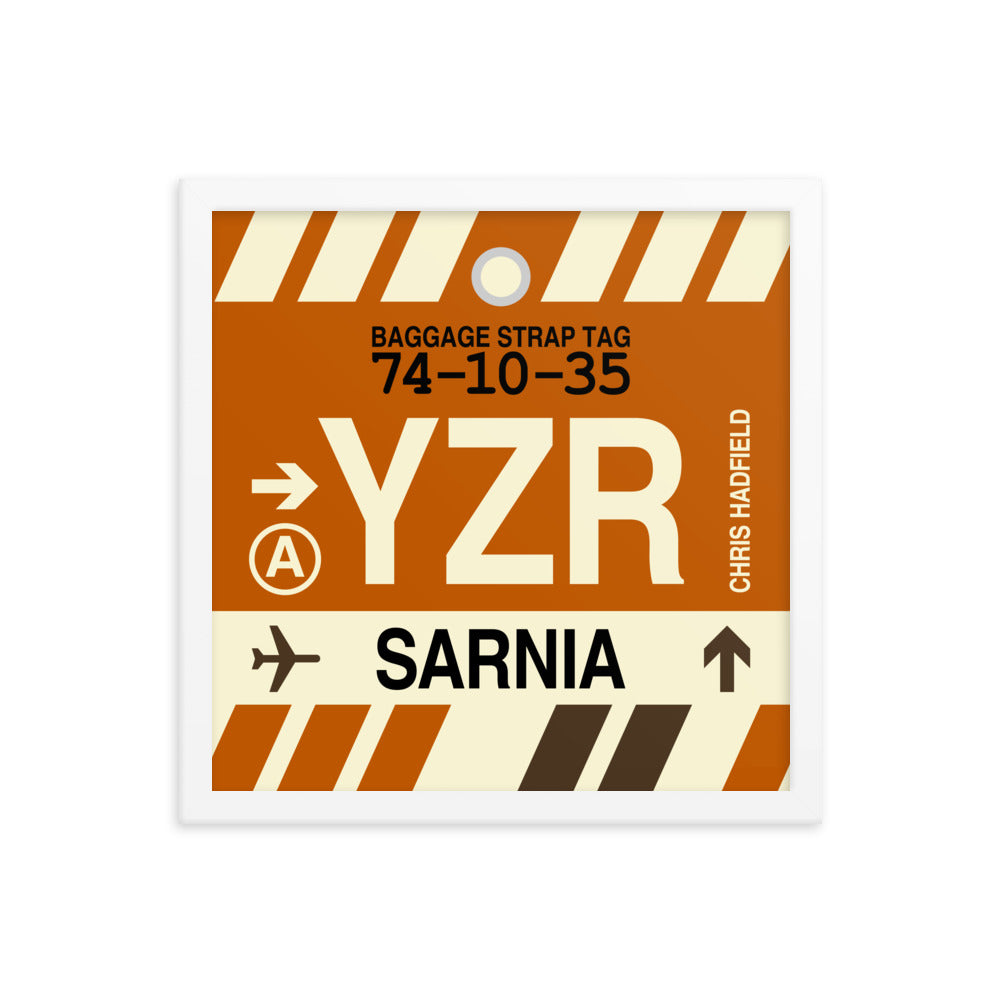 Travel-Themed Framed Print • YZR Sarnia Souvenir • YHM Designs - Image 13