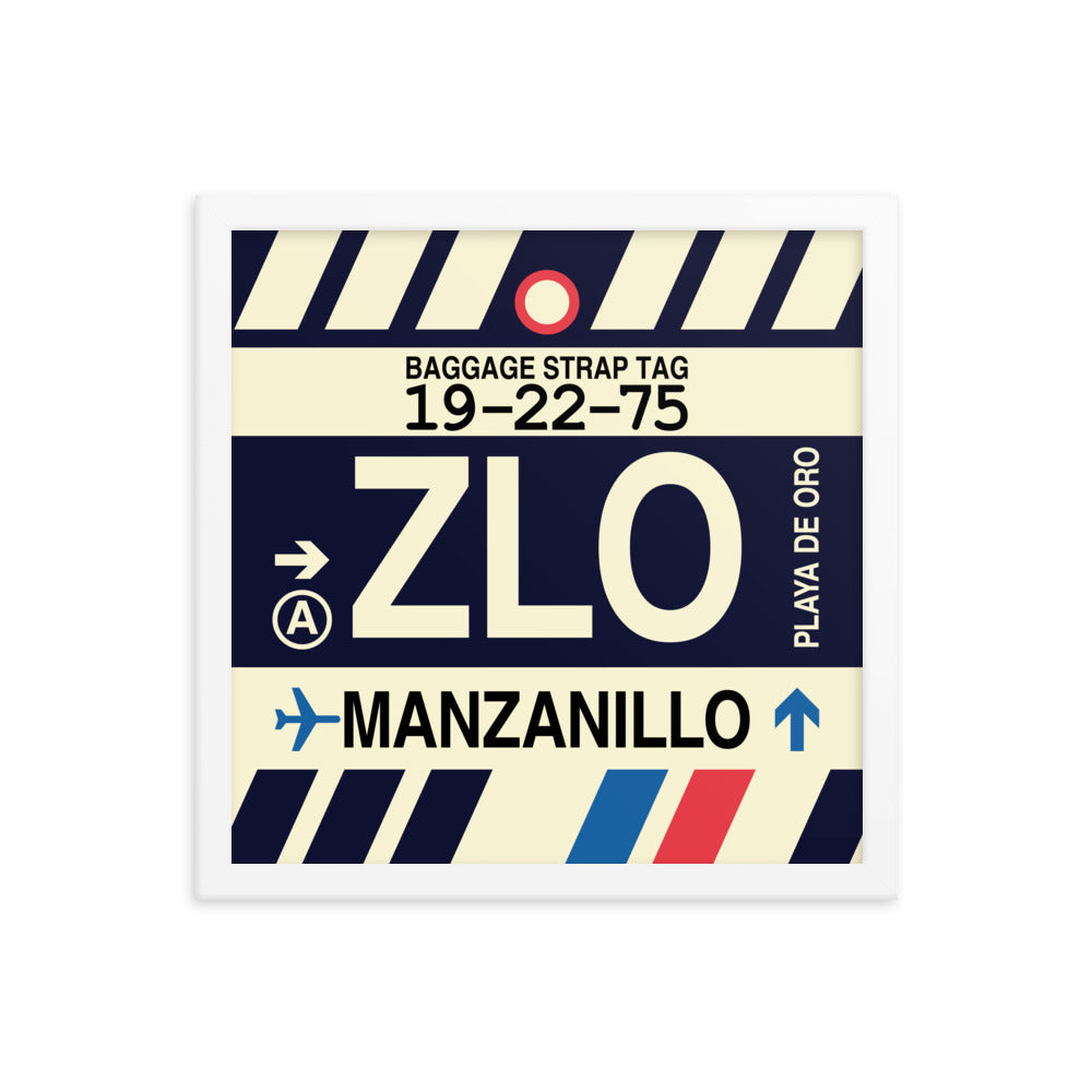 Travel-Themed Framed Print • ZLO Manzanillo • YHM Designs - Image 13