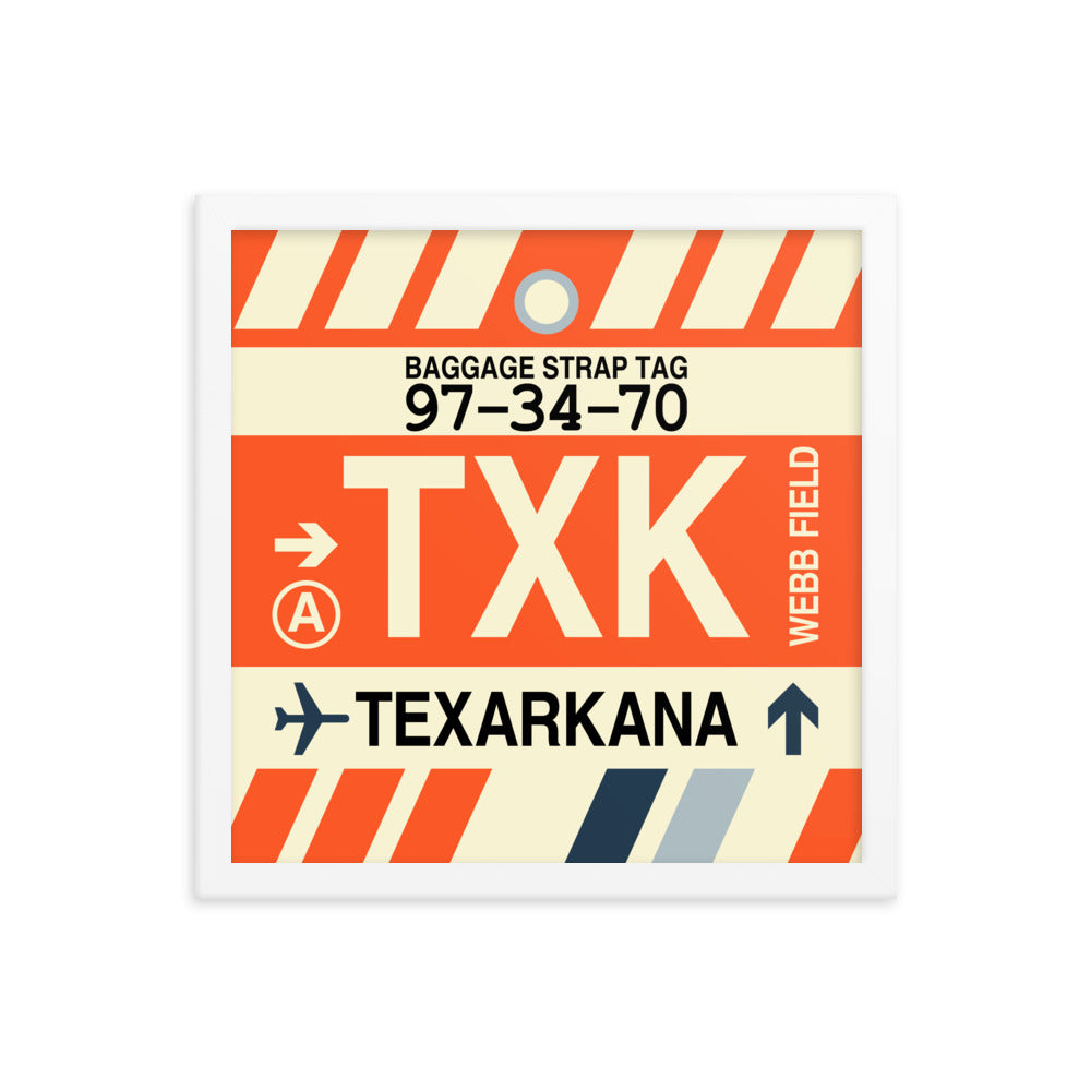 Travel-Themed Framed Print • TXK Texarkana • YHM Designs - Image 13
