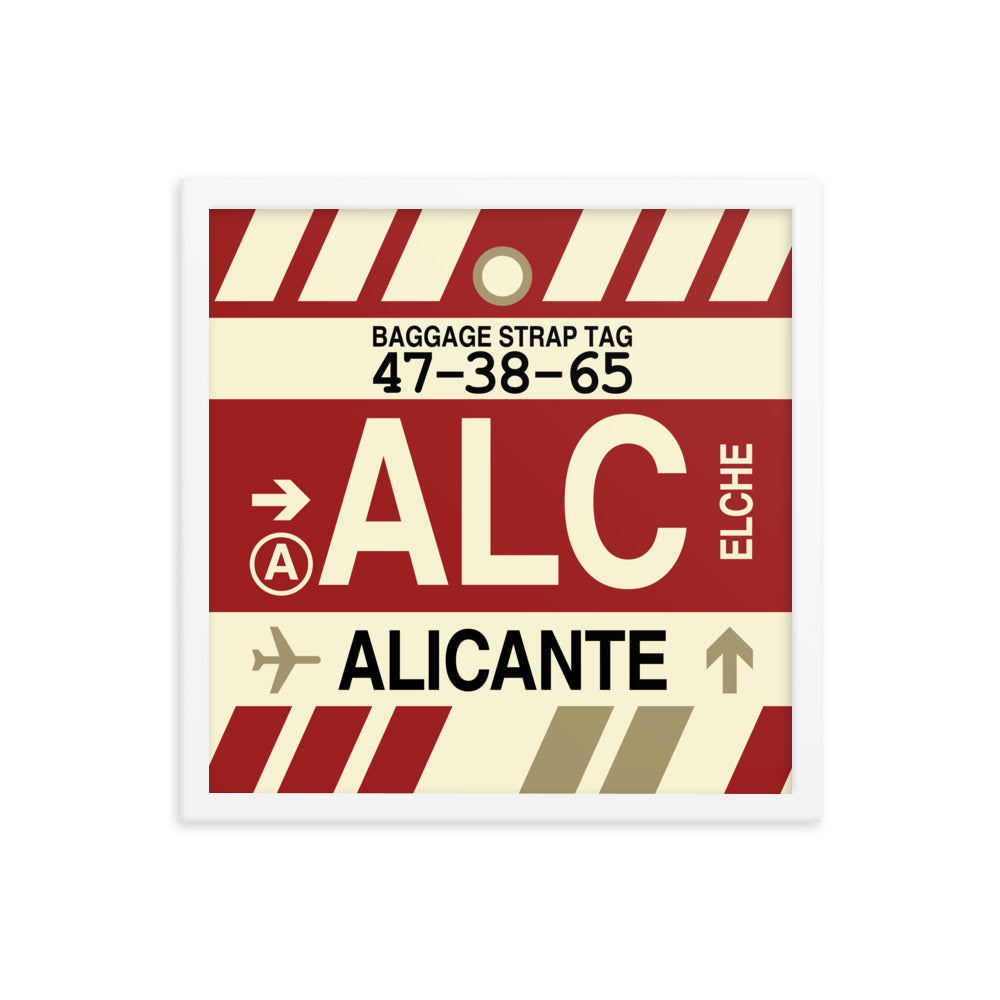 Travel-Themed Framed Print • ALC Alicante • YHM Designs - Image 14