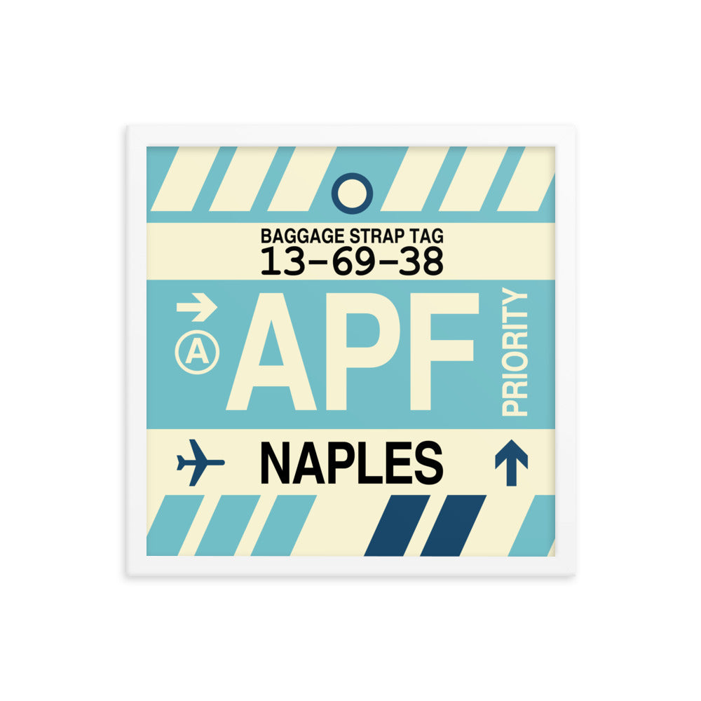 Travel-Themed Framed Print • APF Naples Souvenir • YHM Designs - Image 14