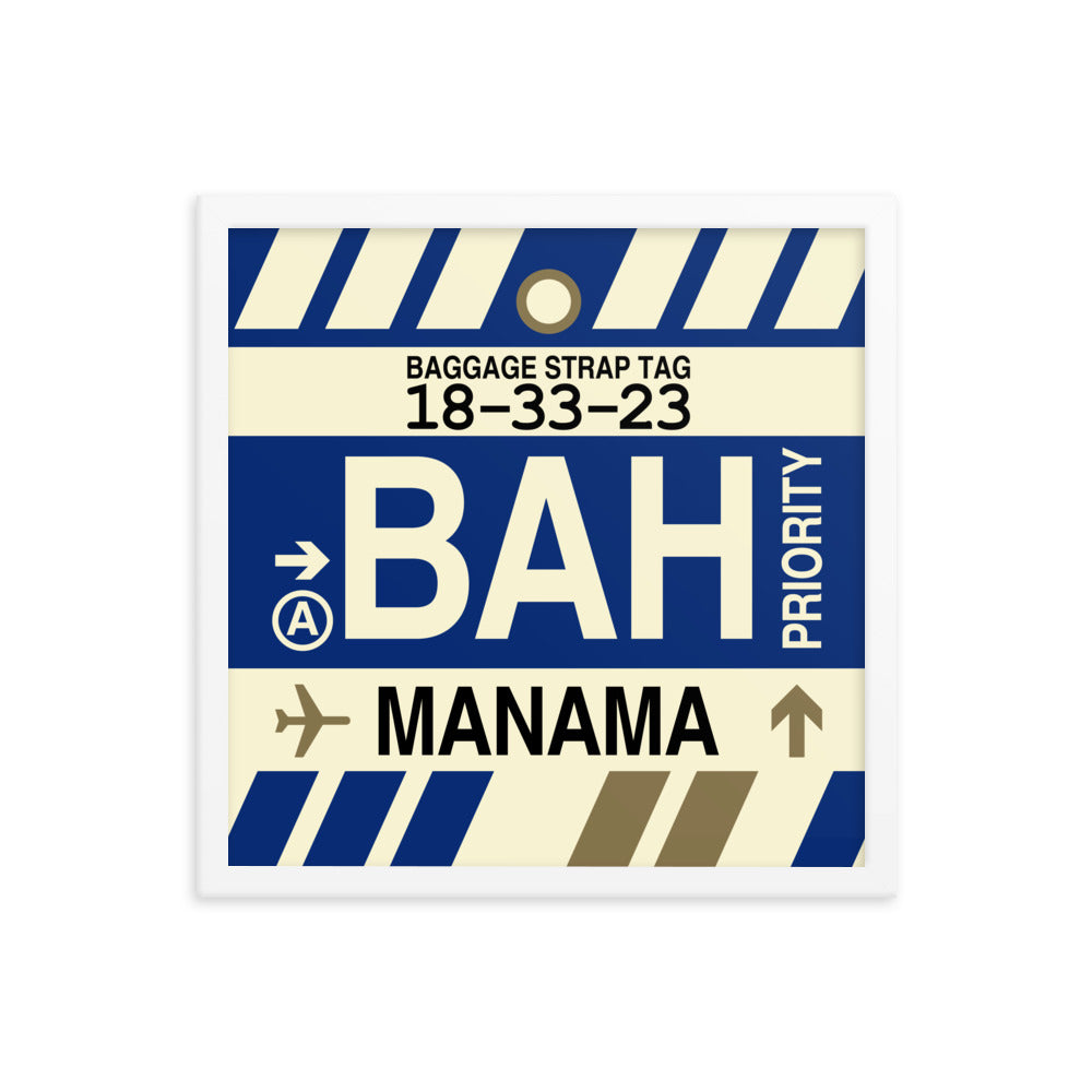 Travel-Themed Framed Print • BAH Manama • YHM Designs - Image 14