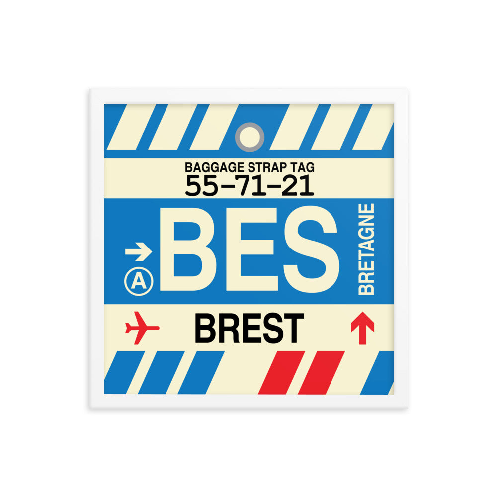 Travel-Themed Framed Print • BES Brest • YHM Designs - Image 14