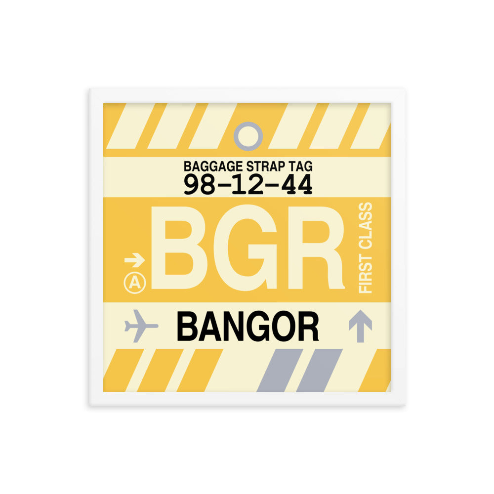 Travel-Themed Framed Print • BGR Bangor • YHM Designs - Image 14