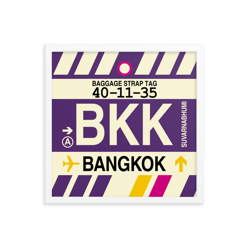 Travel-Themed Framed Print • BKK Bangkok • YHM Designs - Image 14