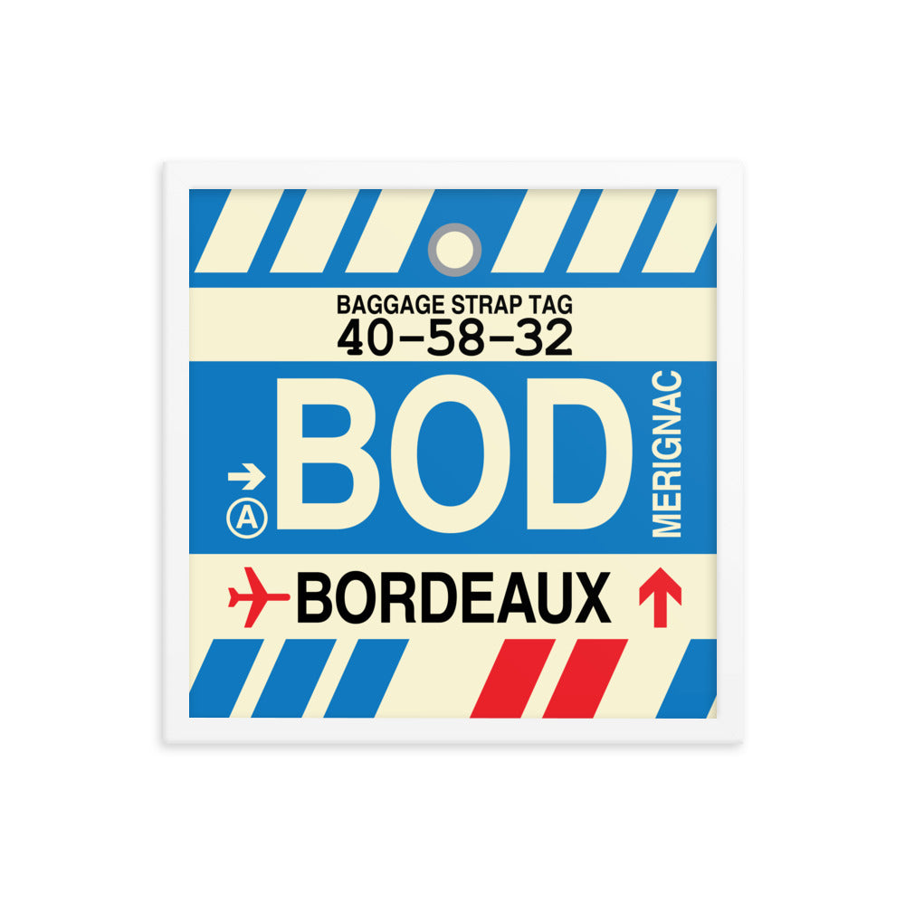 Travel-Themed Framed Print • BOD Bordeaux • YHM Designs - Image 14