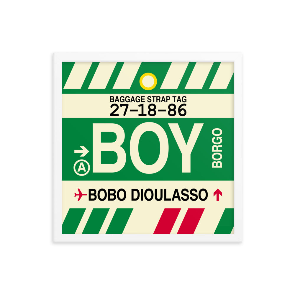 Travel-Themed Framed Print • BOY Bobo Dioulasso Souvenir • YHM Designs - Image 14