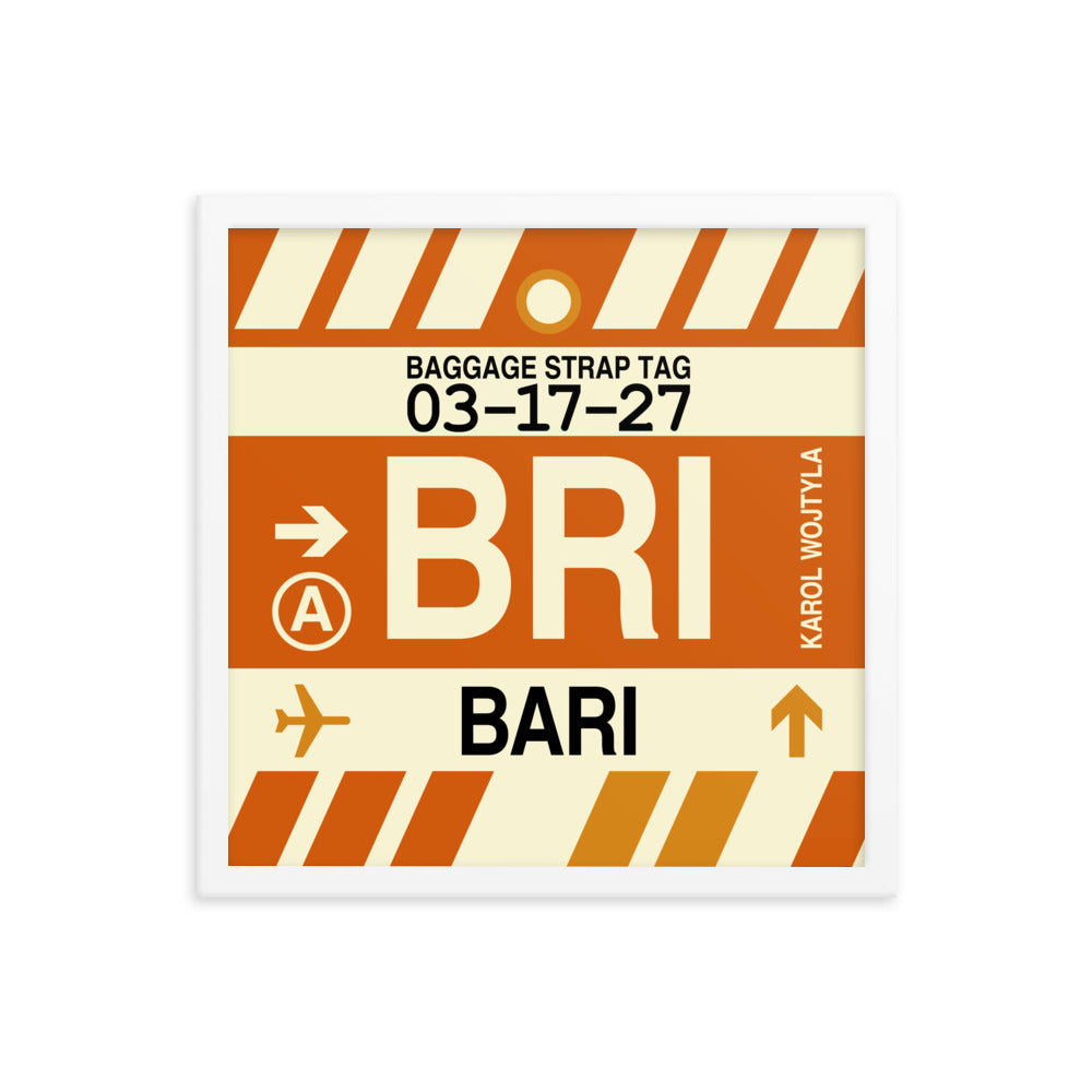 Travel-Themed Framed Print • BRI Bari Souvenir • YHM Designs - Image 14