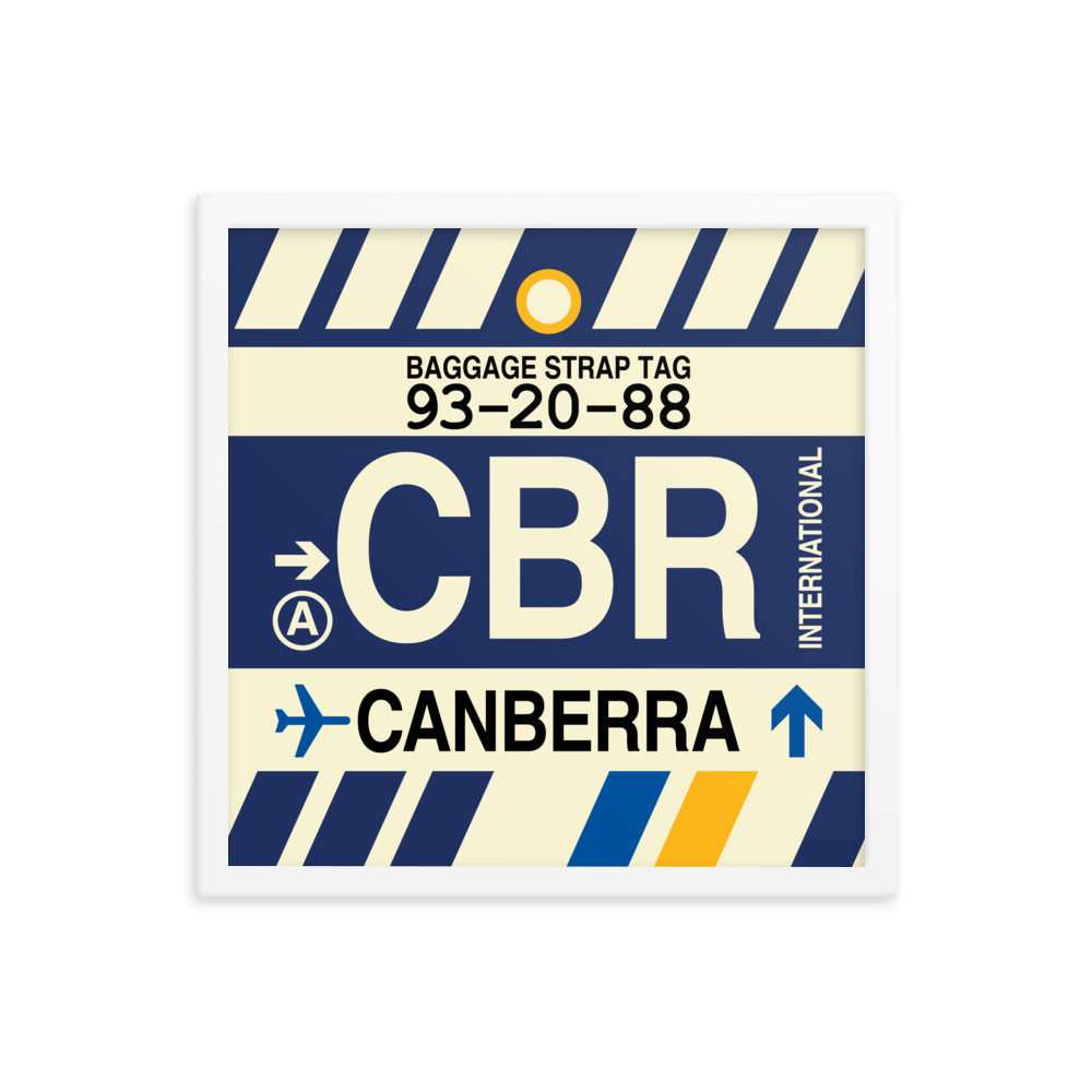 Travel-Themed Framed Print • CBR Canberra • YHM Designs - Image 14