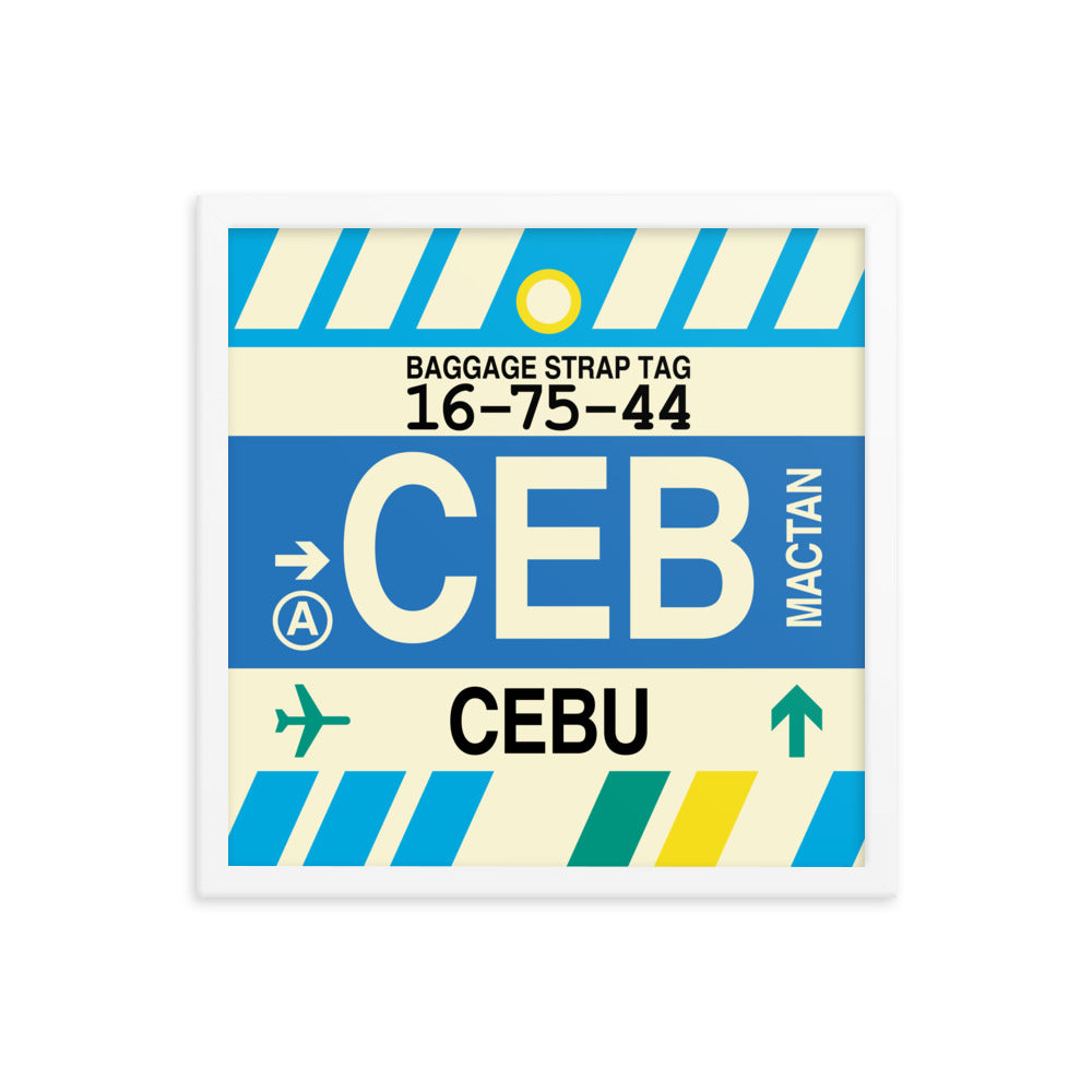 Travel-Themed Framed Print • CEB Cebu Souvenir • YHM Designs - Image 14