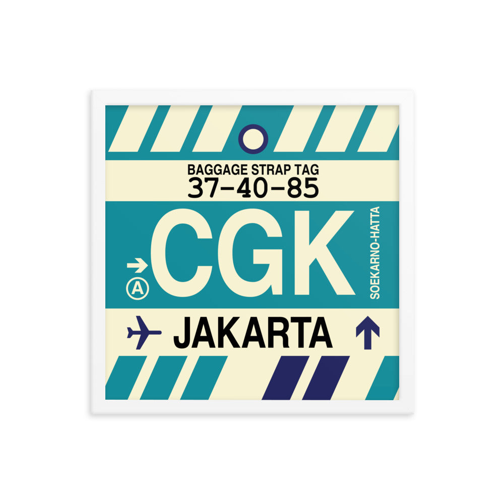 Travel-Themed Framed Print • CGK Jakarta • YHM Designs - Image 14