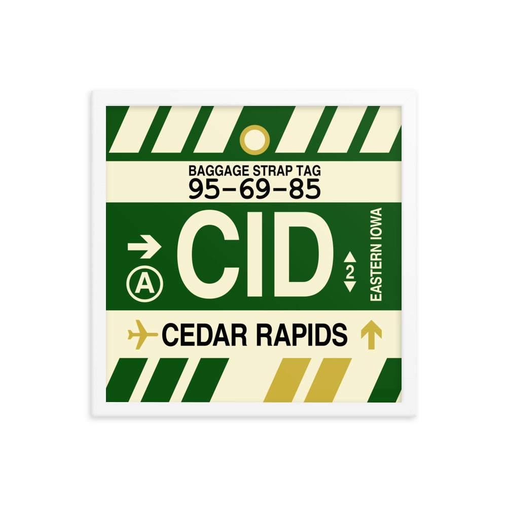 Travel-Themed Framed Print • CID Cedar Rapids • YHM Designs - Image 14
