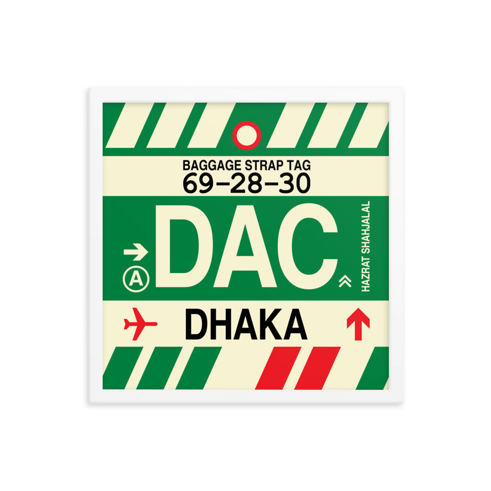 Travel-Themed Framed Print • DAC Dhaka Souvenir • YHM Designs - Image 14