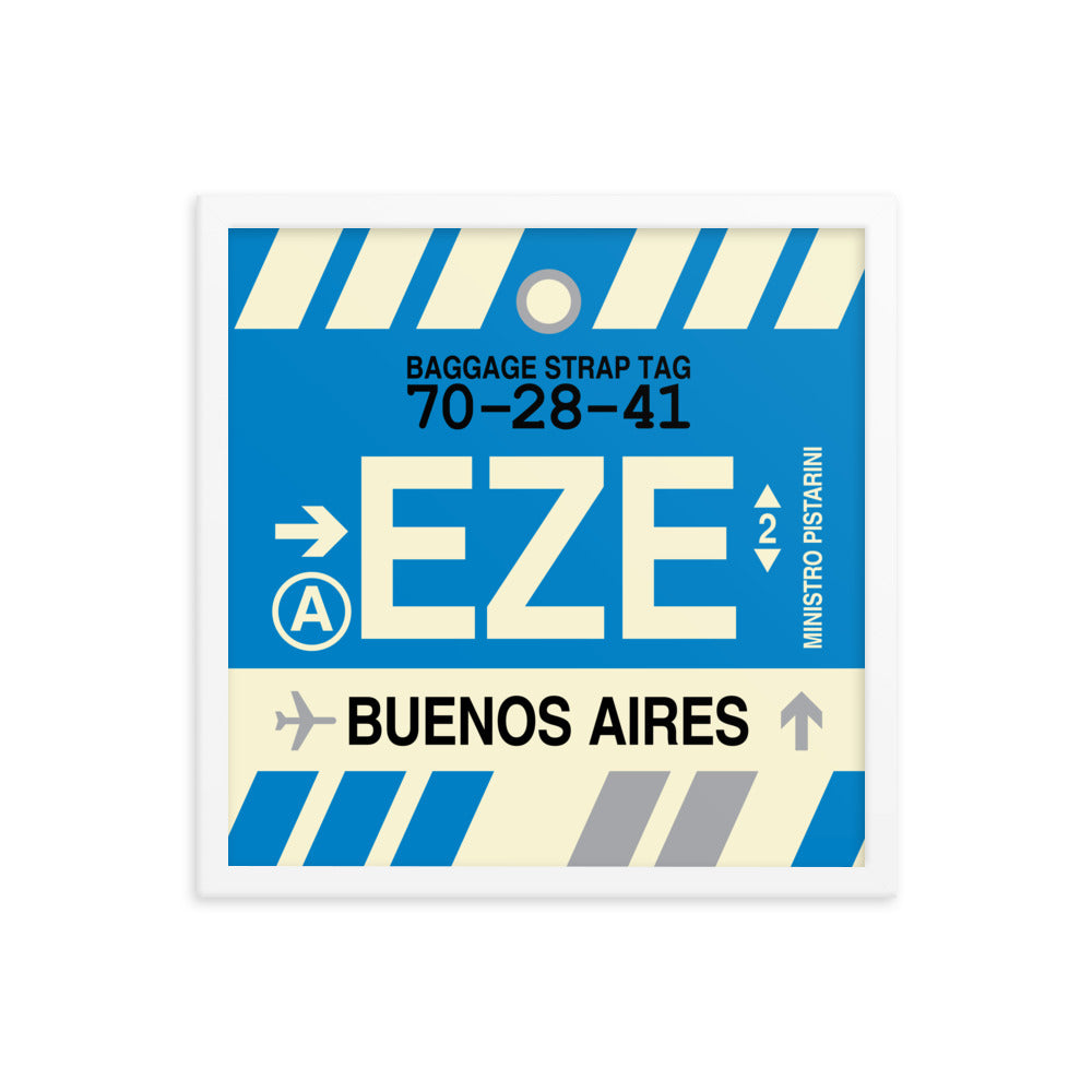 Travel-Themed Framed Print • EZE Buenos Aires • YHM Designs - Image 14