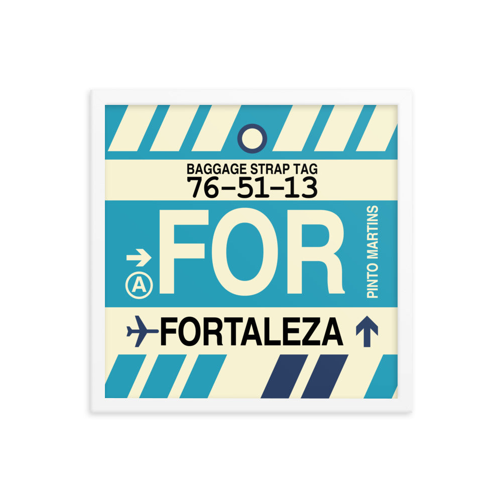 Travel-Themed Framed Print • FOR Fortaleza • YHM Designs - Image 14