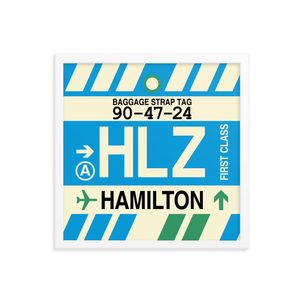 Travel-Themed Framed Print • HLZ Hamilton Souvenir • YHM Designs - Image 14