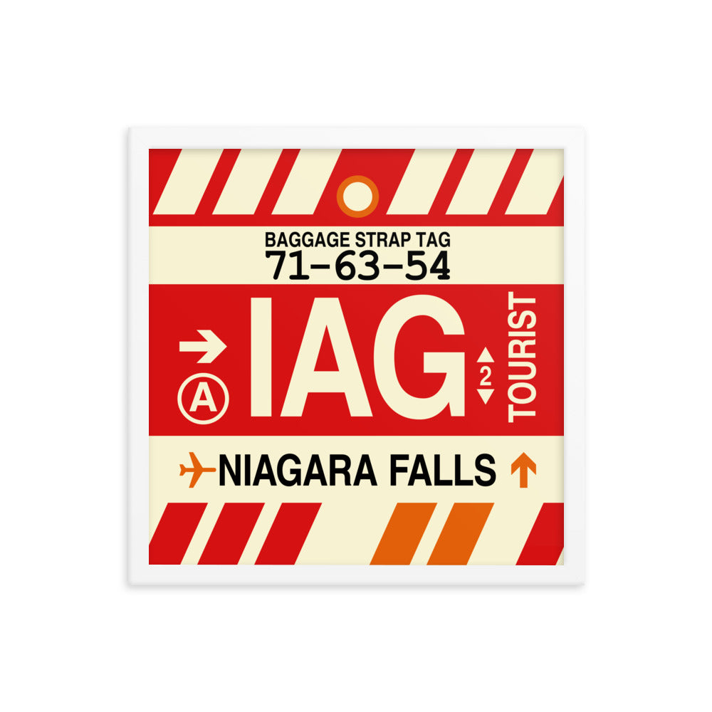 Travel-Themed Framed Print • IAG Niagara Falls • YHM Designs - Image 14