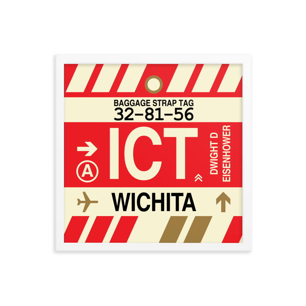 Travel-Themed Framed Print • ICT Wichita • YHM Designs - Image 14